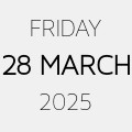 28 March 2025